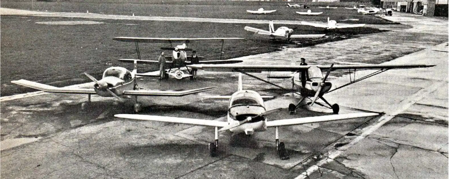 Flotte Aéroclub des IPSA Guyancourt 1968 Stampe Maryse-Bastié Emeraude Hélène-Boucher
